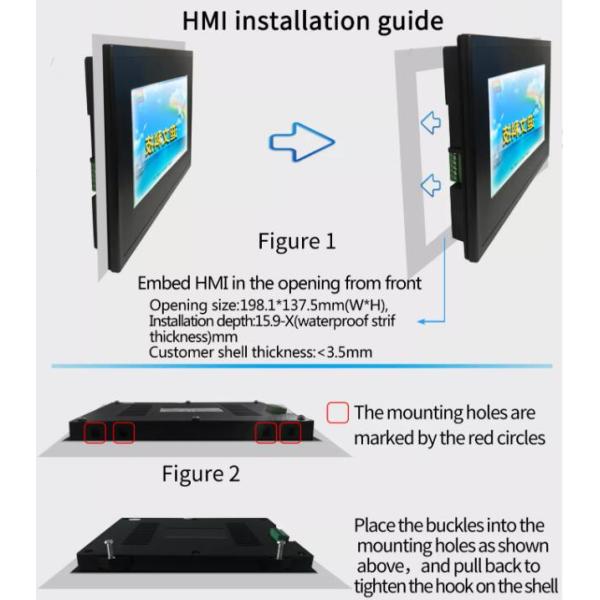 7 модуль дисплея монитора экрана касания дюйма промышленный HMI LCD умный