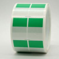 25.4mm*35mm，1mil green water Resistant polyester cable label for cable