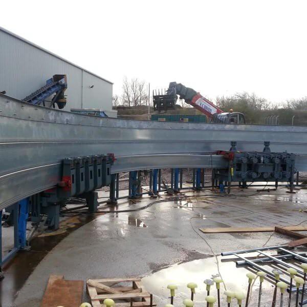 Double Folding Construction Lipp Silo Manufacturing Machine For Storage Silos