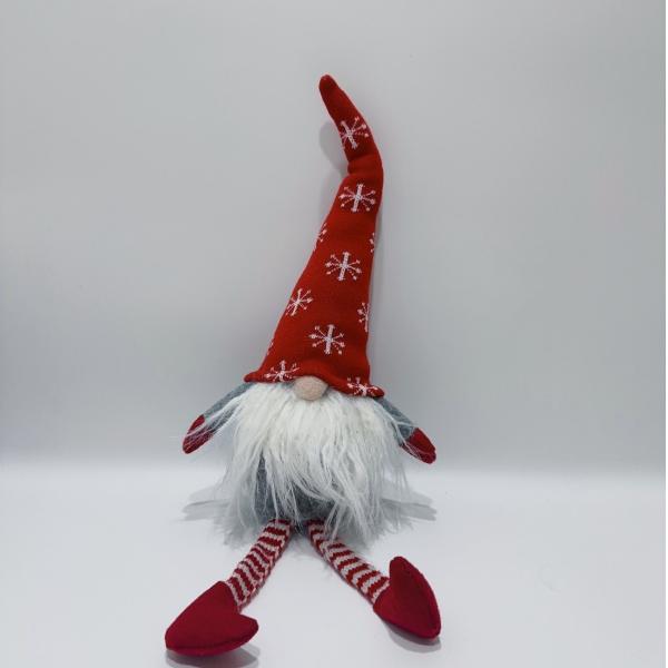 X'Mas День благодарения Подарки Красный плюшевый гном Мягкая игрушка 30 см с длинной бородой