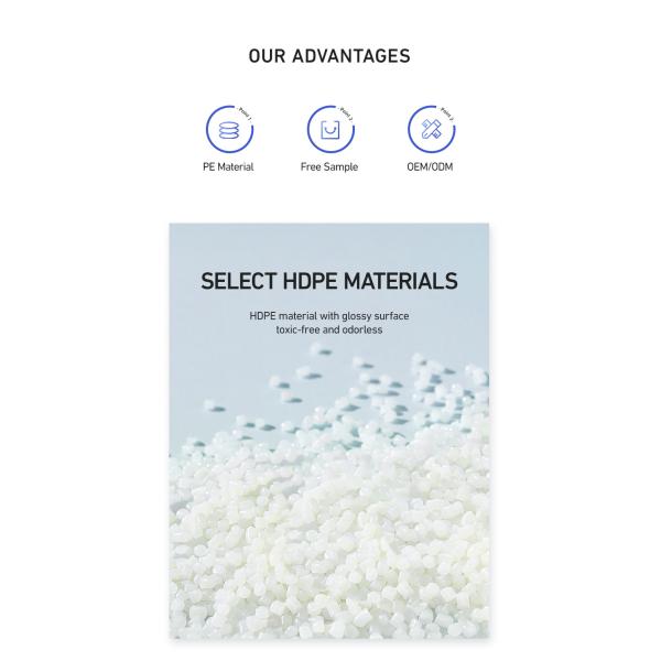 Бутылка арахисового масла качества еды бутылки пищевого масла пластмассы Hdpe прямоугольника