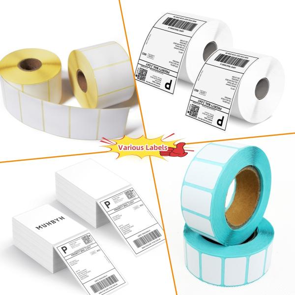 Adhesivo de código de barras Adhesivo térmico directo Adhesivo de etiquetas Adhesivo de Weifang Superfiable Marca