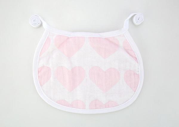 2pk Jacquard Infant Baby Feeding Bibs / Toddler Drool Bibs Healthy And Safe