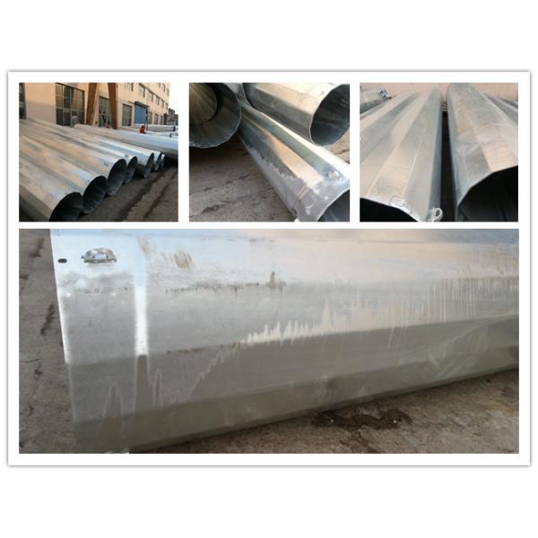 9m 11m Electrical Power Pole Street Light Poles For Africa Power Transmission