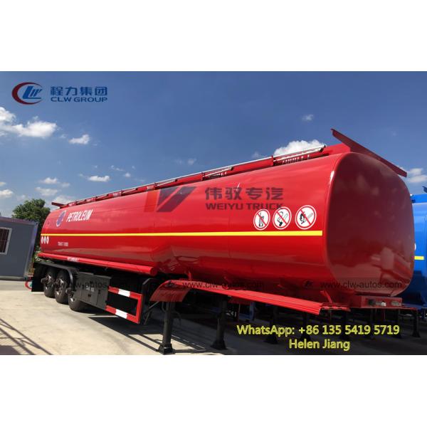 CCC 42CBM Air Suspension Fuel Tanker Trailer With 6 Compartments