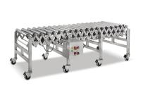 Convoyeur de rouleau sujet à saisie flexible motorisé d'acier inoxydable