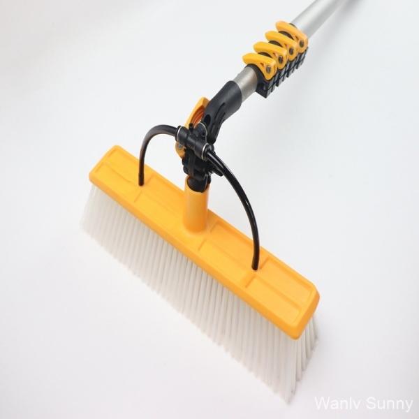 Physical Cleaning Solar Panel Cleaning Machine with 3.5m 5.5m 7.5m Telescopic Pole