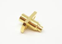 2 tipo reto da impedância do conector 50Ω da montagem MCX RF do painel da flange do furo