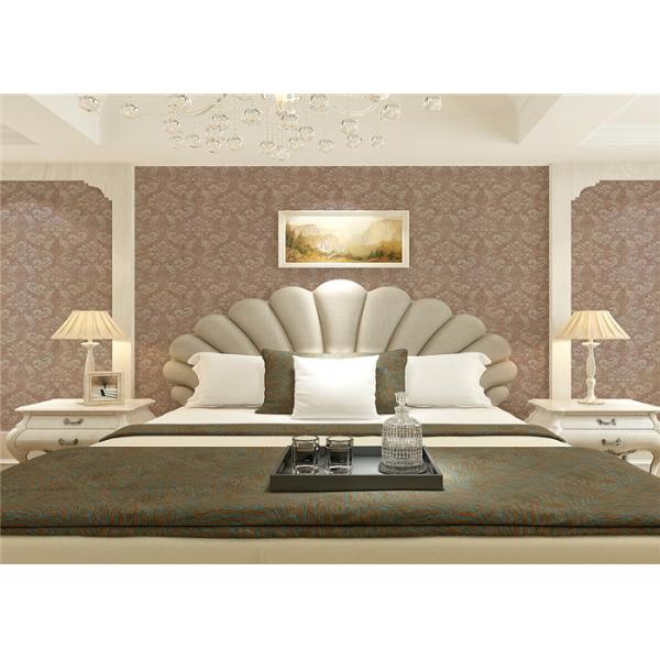 Намочите выбитые не наклеенные обои 0.53*10м стиля комнаты постельных принадлежностей европейские