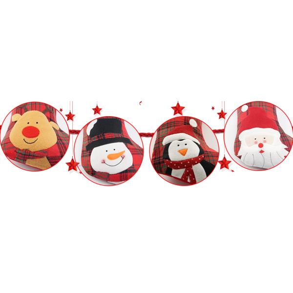 Christmas Stockings, 4 Pack 19'' Xmas Stockings Plush Faux Fur Cuff Family Pack Stockings for Xmas Holiday Party Decor