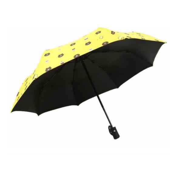 АЗО свободные полноавтоматические нервюры стеклоткани зонтика складчатости мультфильма медведя