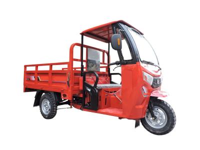 150CC Three Wheel Cargo Motorcycle / Electric Passenger Tricycle With Roof