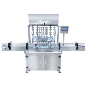 Automatic PLC Piston 6 Heads Bottle Filling Machine