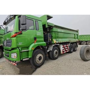Used Diesel Trucks 12 Tires Head Cabin 8×4 Drive Mode 375hp 2nd Hand SHACMAN Dump Truck