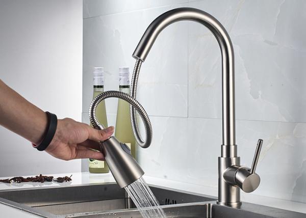Multi Function Kitchen Basin Faucet Single Handle ROVATE Contemporary Style