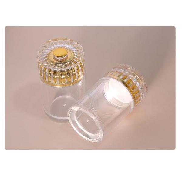 Botella de perfume cuadrada de vidrio de lujo 30ml 50ml 100ml con SPRAYER de bomba Tipo de sellado y manipulación de la superficie de la pantalla de impresión