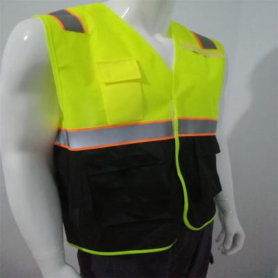 O poliéster 100% fez malha olá! os trabalhadores 120gsm de Vis Safety Vest For Construction