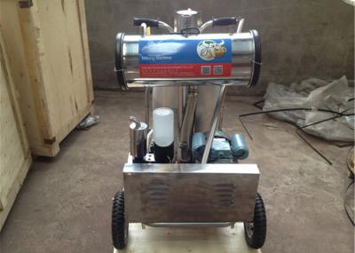 leiteria de alumínio da cubeta 220v/50hz que ordenha a maquinaria com roda móvel