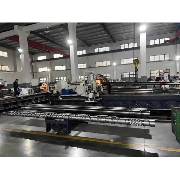 Tungsten Carbide Coated Screw Barrel for High Filler PA PP Plastic Injection