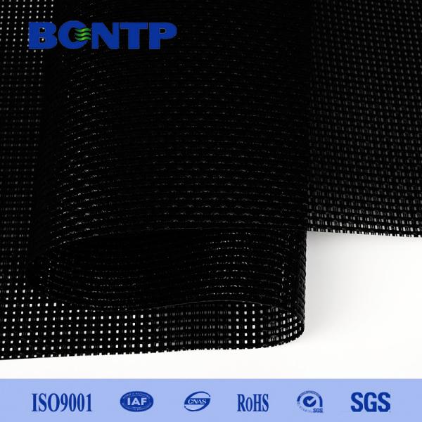 Colourful heavy duty polyester mesh fabric PVC Coated Polyester Mesh Fabric B1 Flame Retardant