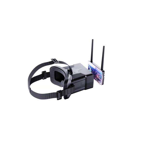 480x272 HD Resolution 0-120° FOV FPV Goggles with 600mAh Battery for Drone Headset