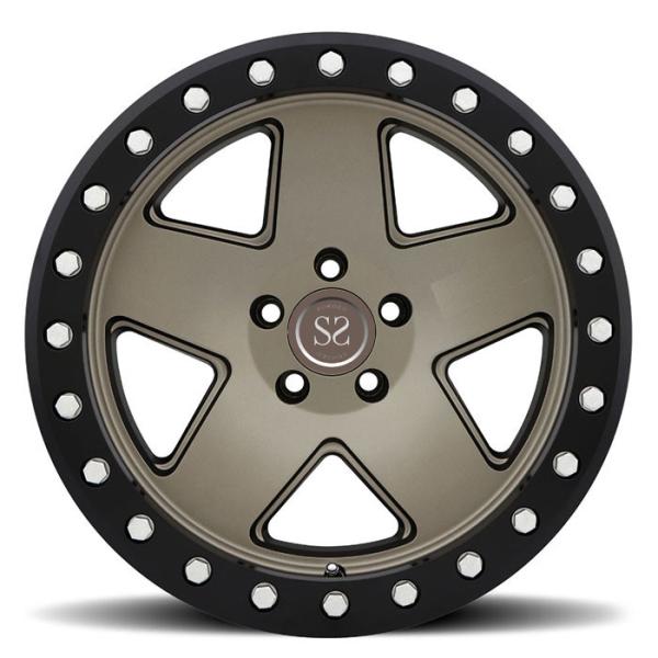 costumes 21 22 24 bordas offroad forjadas polegada do beadlock da roda de SUV do veículo do recolhimento para Jeep Wrangler