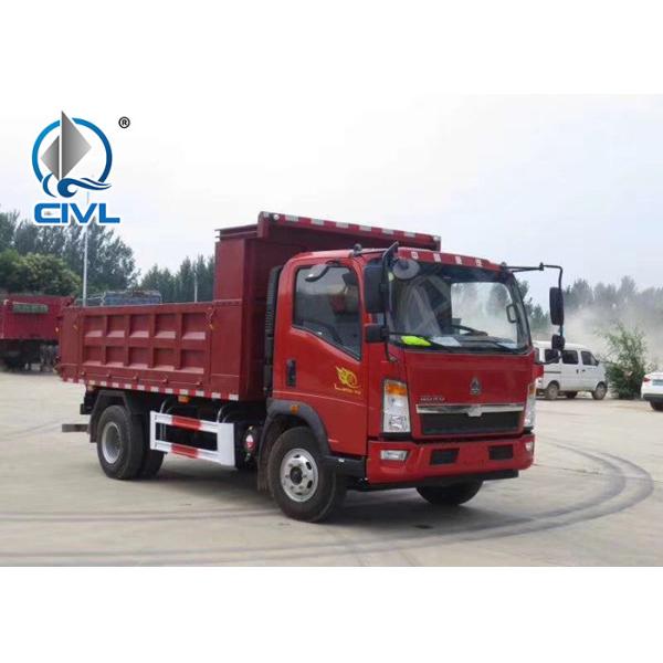 Sinotruk 3-5 Tons HOWO Light Duty Commercial Trucks 6 Tires Van Cargo Truck 3-6ton load capacity