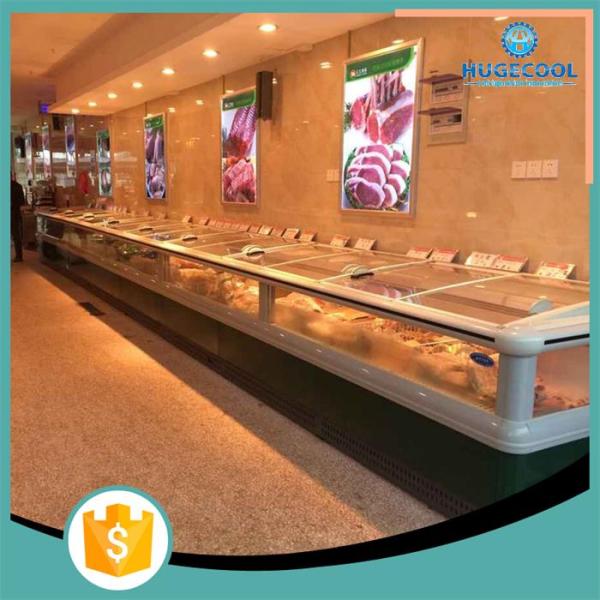 Электрический приведенный в действие хладоагент замораживателя Р22/Р404а острова супермаркета