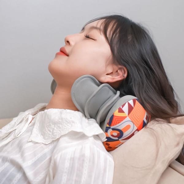 30X24X12 cm Hot Compress Shiatsu Massage Pillow with Vibration and Customized Color