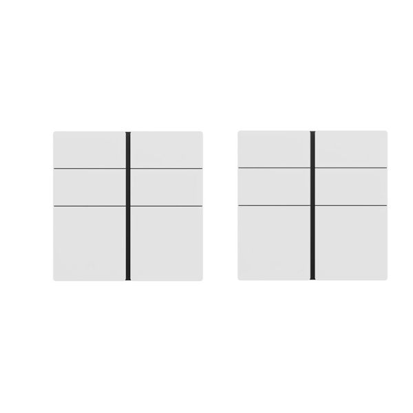 Schneide C2E616301-WE-C1 Cuadro H KNX Panel 8 Programmable Buttons White Whole House Control