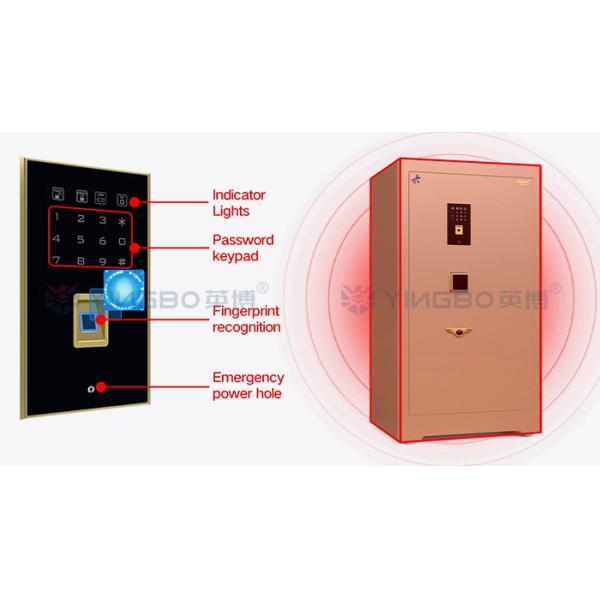 H1080mm Bank Grade Commercial Safe Box Biometric Fingerprint Lock