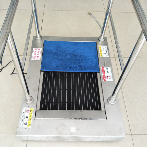 Stainless Steel Auto Shoe Sole Cleaner / Sole Cleaning Machine Wet Clean Type