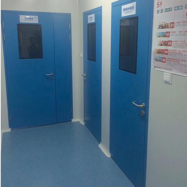Aluminum GMP Modular Cleanroom Door Anti Corrosion