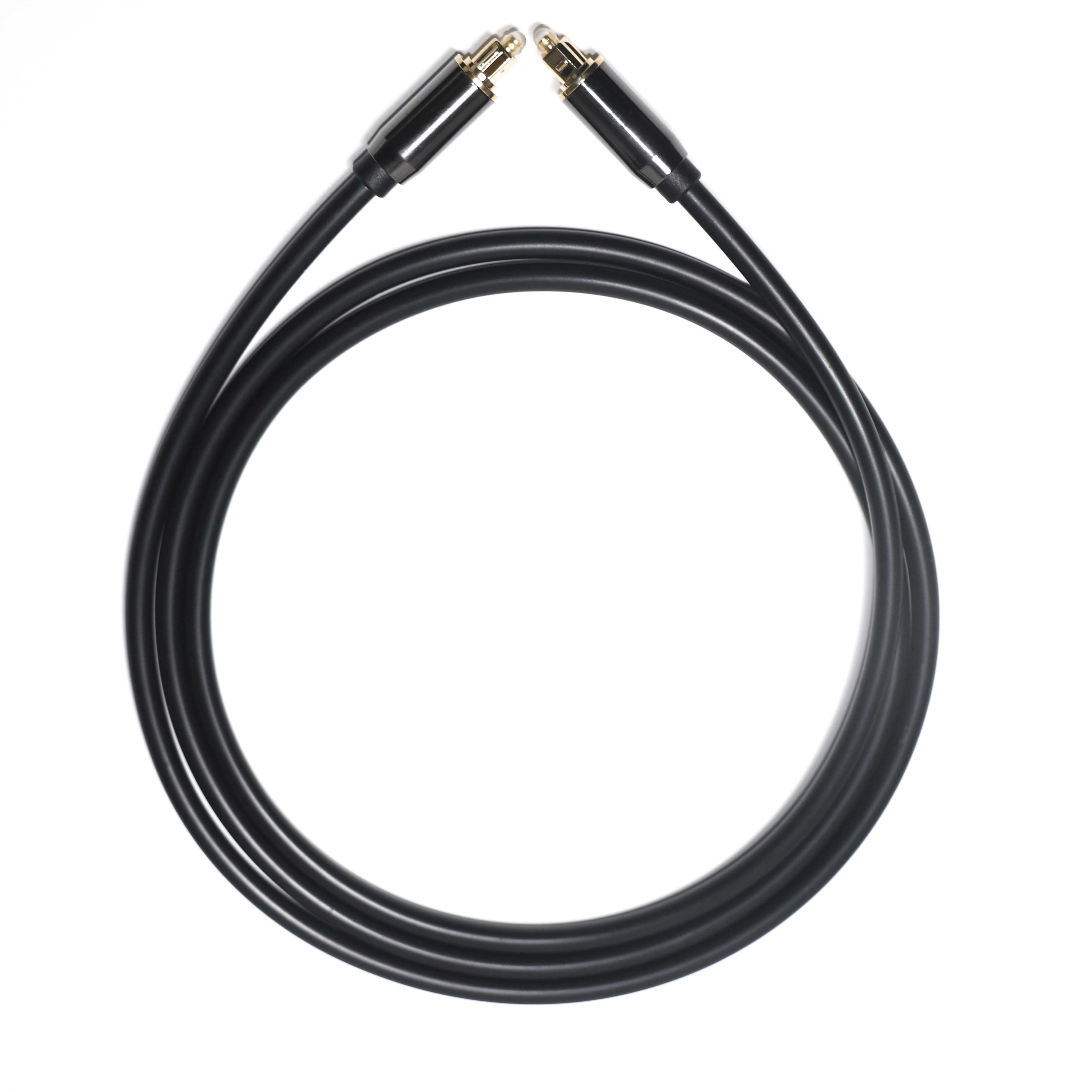 Outlet Toslink Digital Optical Audio Cable SPDIF Ultra-Thin PVC Cable with Gold-Plated Connector