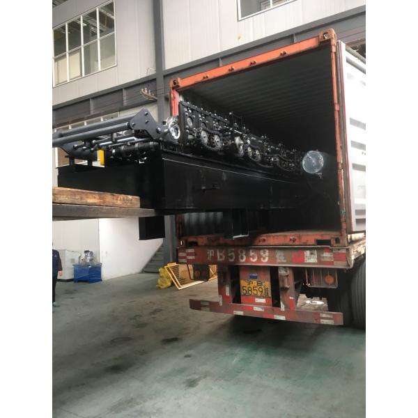 rollo de la teja de tejado del poder del motor principal 7.5Kw que forma la máquina con 12-15m/min