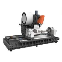 Máquina de fresagem CNC de 5 eixos com fuso HSK A100/12000 opcional e revista de ferramentas 30T
