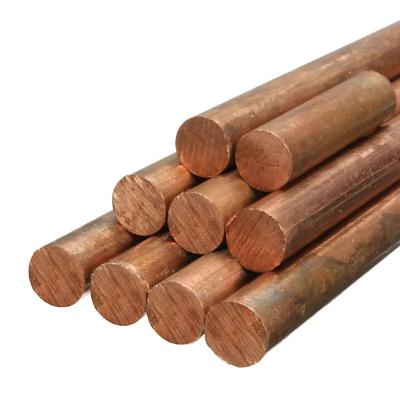 990,9% JIS puro Barras redondas de cobre vermelho C18150 T1 T2 C11600 Barras de bronze de latão de liga para materiais industriais