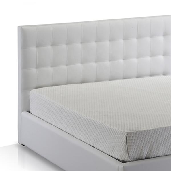 Fabric Small Ottoman Double Size Bed Stain Resistant Multiscene