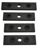 Gym Clubs Rectangular Weight Plates Optional Steel Material Gym Weight Stack