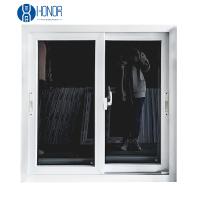 Fenêtres coulissantes en UPVC de cuisine horizontales personnalisées en vinyle technique pour une ouverture et une fermeture faciles