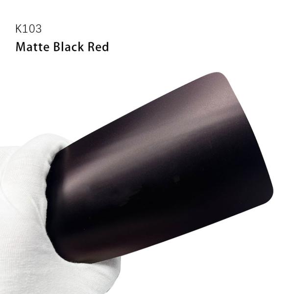 K103 Matte Black Red TPU Car Color Protection Film Premium Car Wraps