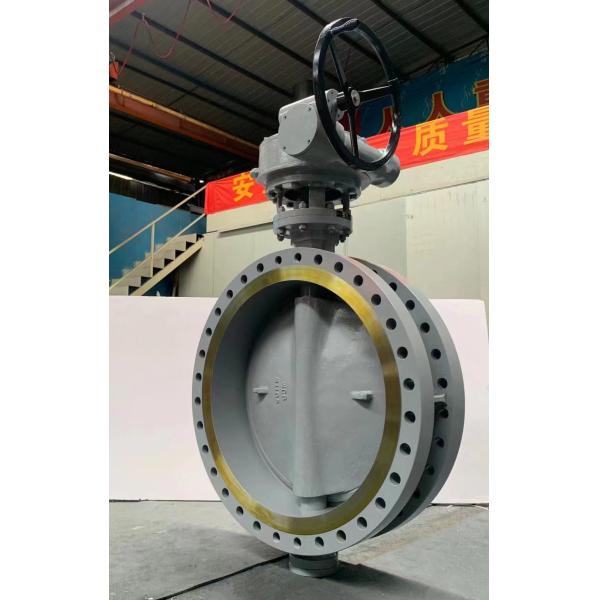 CF8 Turbine Large Diameter Butterfly Valves Stainless Steel