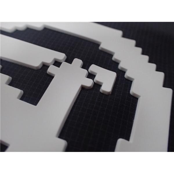 Изготовленные на заказ белые ярлыки передачи тепла прессформы силикона для толщины одежды 0.6ММ