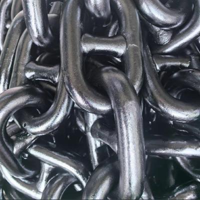 50mm Ship Anchor Marine Chain High Strength Alloy Steel Spray Paint Stud Link