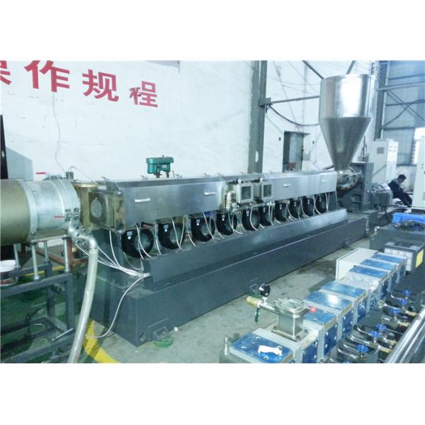 800kg/hr Single Screw Extruder With Strand Pelletizing System For PE Flakes Recycling