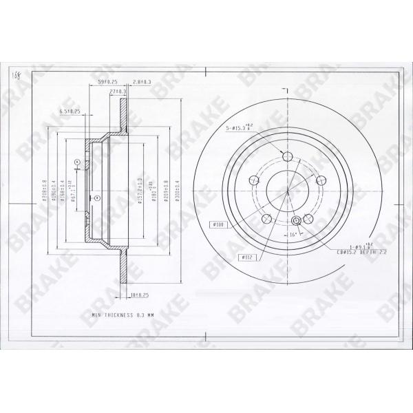 Kit de gros frein Mercedes classe E W212 18 pouces jante de voiture avant 6 pistons et arrière 4 pistons Kit de frein
