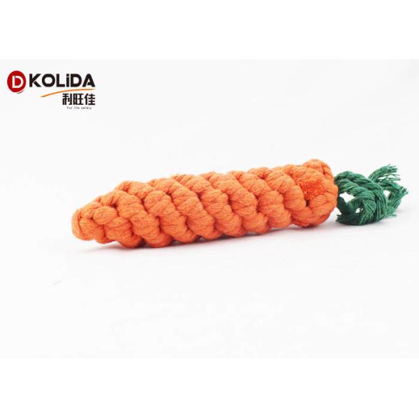 Strong Chew Pet Toys , Tough Dog Toys Double Rope For Puppy Healthy Teeth