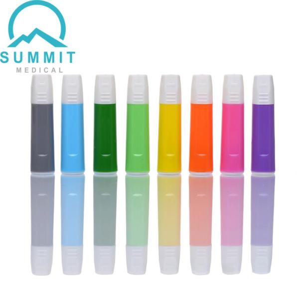 Auto Retractable Needle Safety Lancets 21G 1.8mm 2.2mm 2.8mm For Rapid Test Covid
