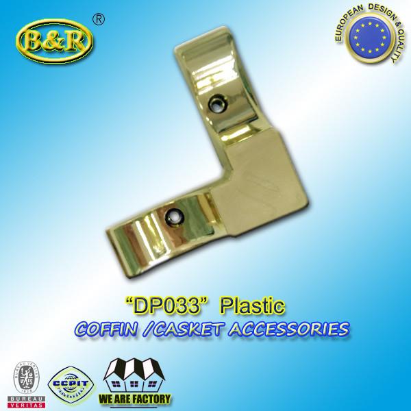 Casket hardware coffin accessories / coffin fittings DP033 plastico herraje para ataud size 10*10cm