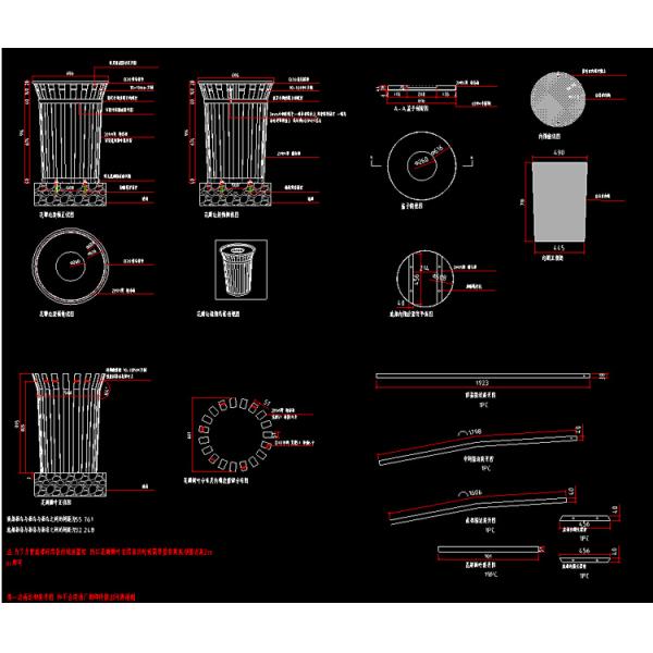 Round 50l stainless steel garbage can stand
